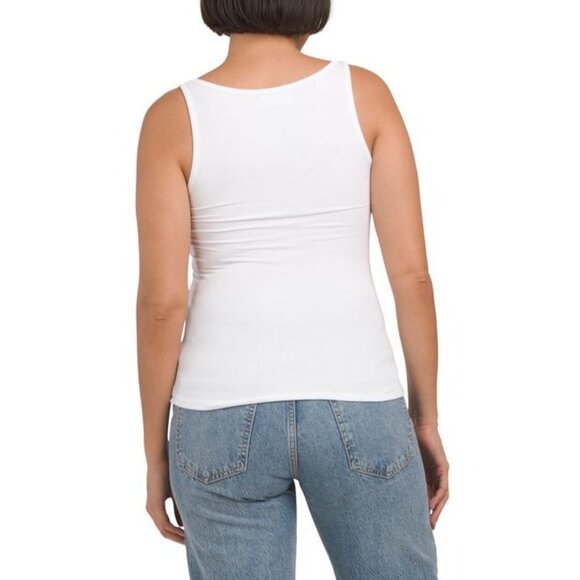 Lauren Moshi Rainbow Lips Tank Top Tee - Medium White Love, New with Tags - Picture 2 of 3